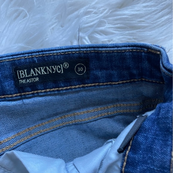 Blank NYC The Astor Distressed Denim Shorts - Picture 5 of 7